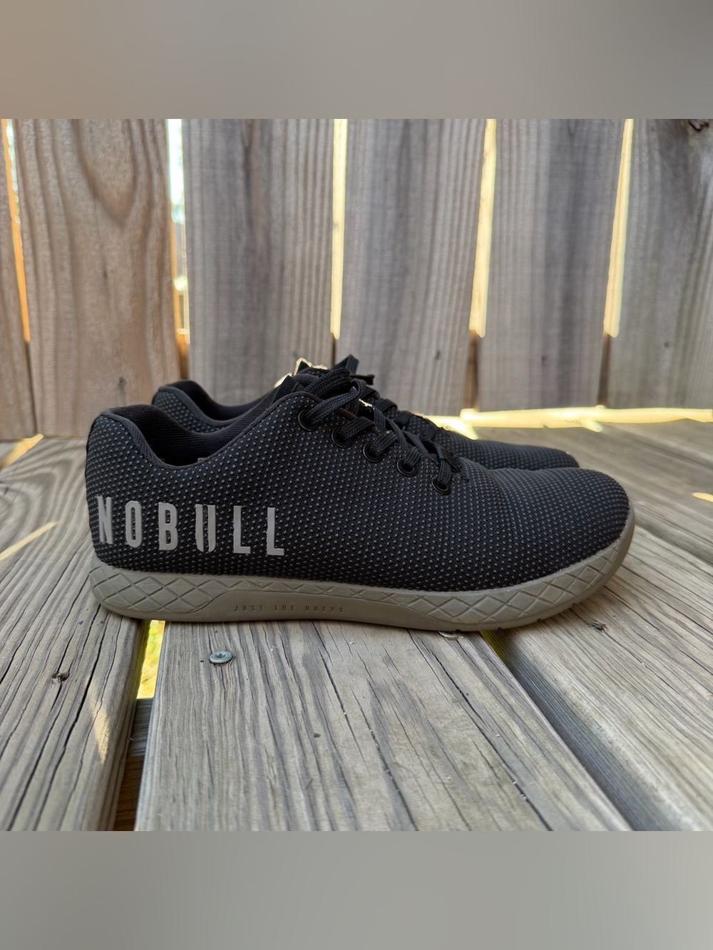 NOBULL Black Knit Trainers Sneakers Women’s 7.5 / Men’s 6 Athleisure